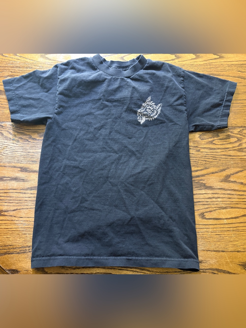 Lurking Class Black Graphic Wolf Shirt